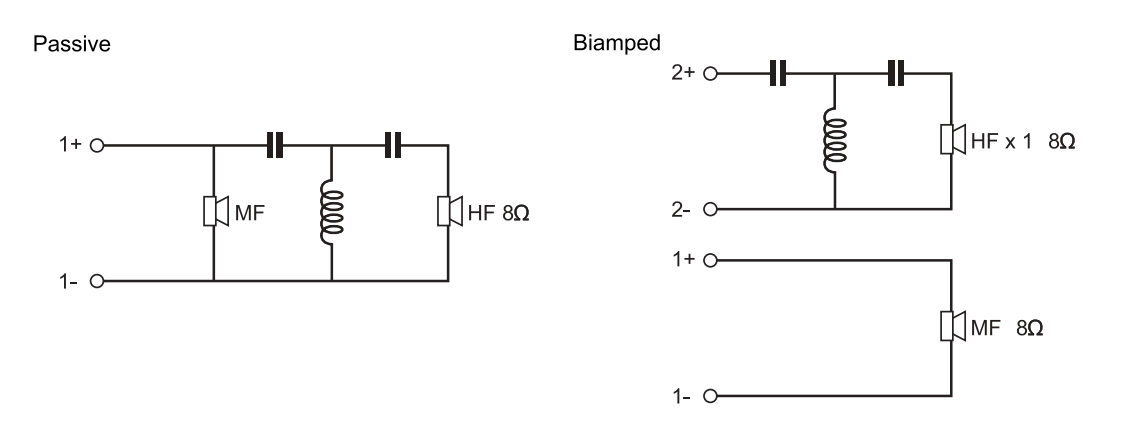 Схема акустической системы LT9702